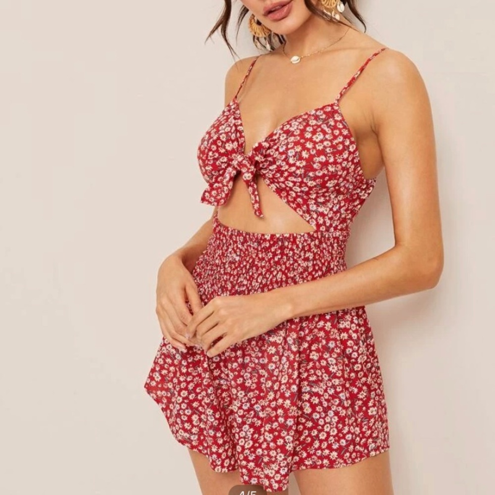 Floral Romper NWOT